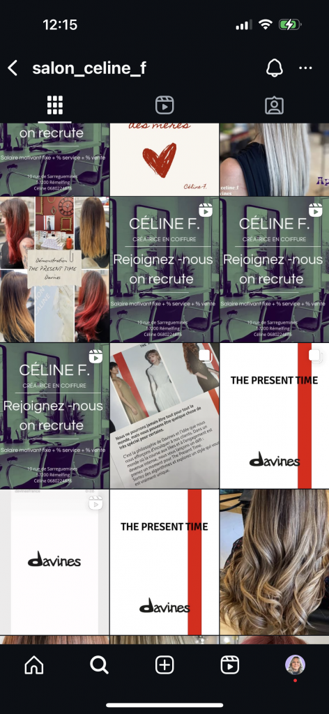 avant après feed céline